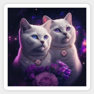 White British Shorthairs Sticker